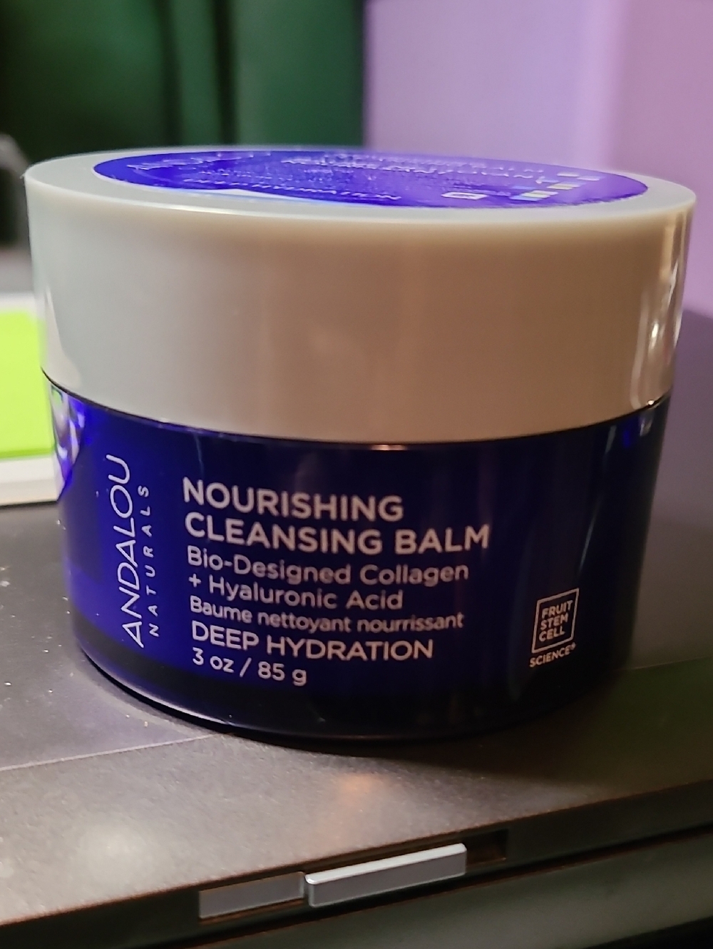 Andalou Naturals Nourishing Cleansing Balm — Deep Hydration (Blue)